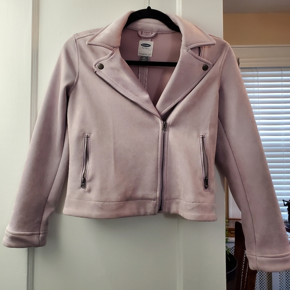 Old Navy L Suede Jacket - Picture 1 of 3